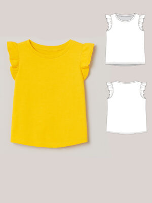 Siena girls' T-shirt sewing pattern