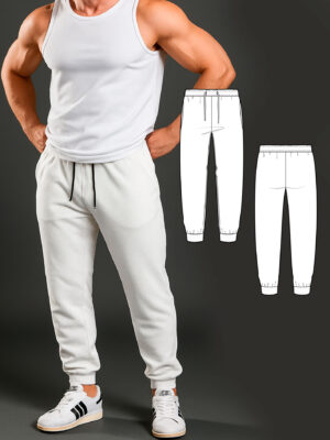 Melbourne joggers men's pants sewing pattern + video tutorial