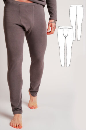 Yenisei men's long johns sewing pattern + video tutorial