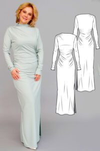 Carrie women's dress sewing pattern + video tutorial