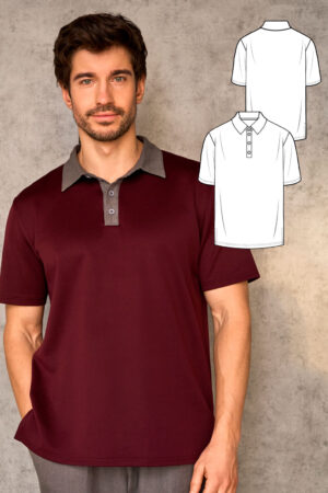 Sorrento men's polo shirt sewing pattern + video tutorial