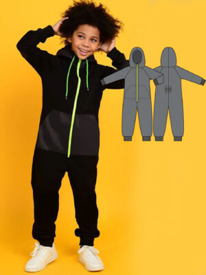 Lisbon children's jumpsuit sewing pattern